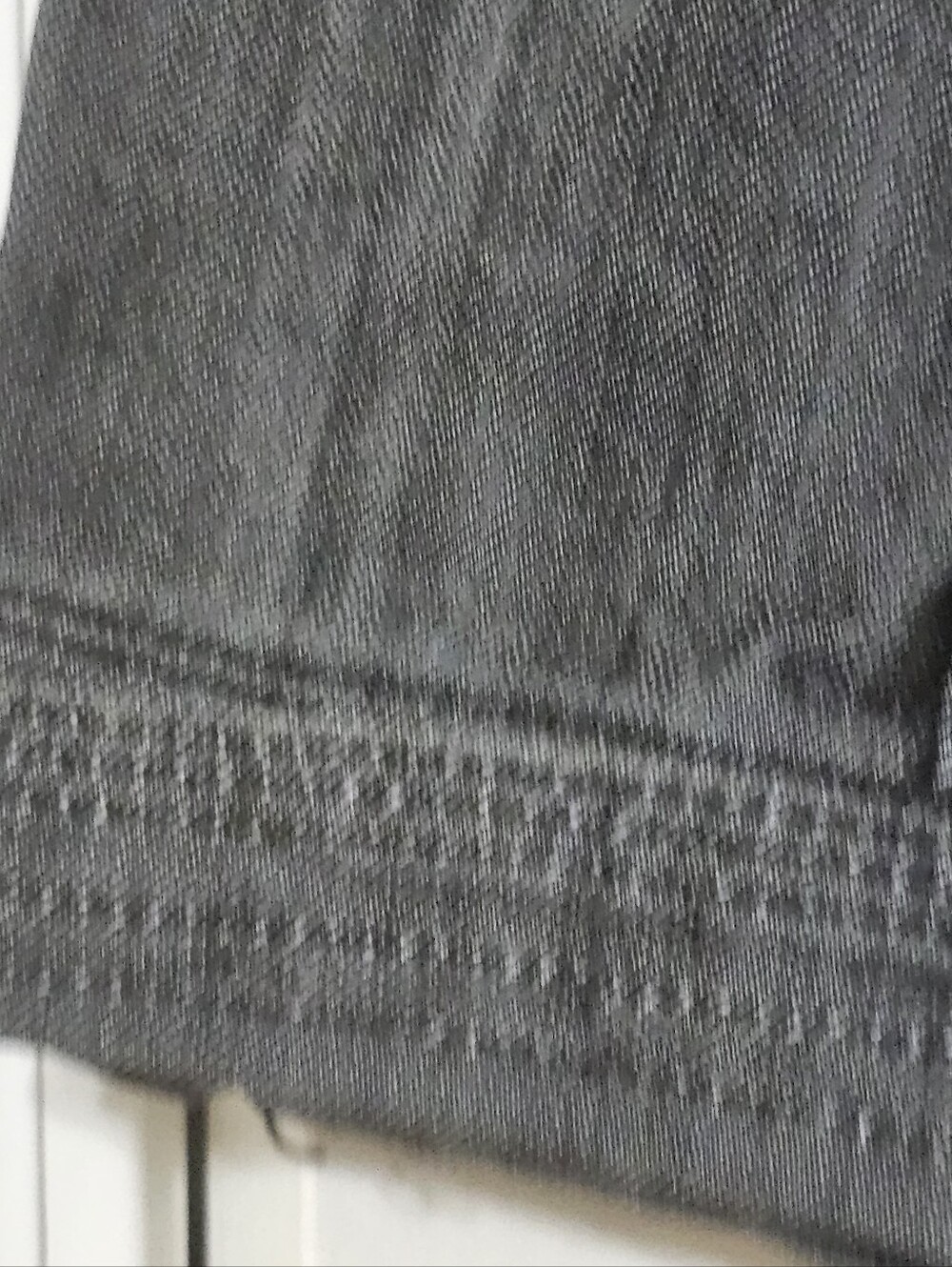 Dress Barn Dark Gray Jean Jacket with Metal Buttons - Picture 5 of 7